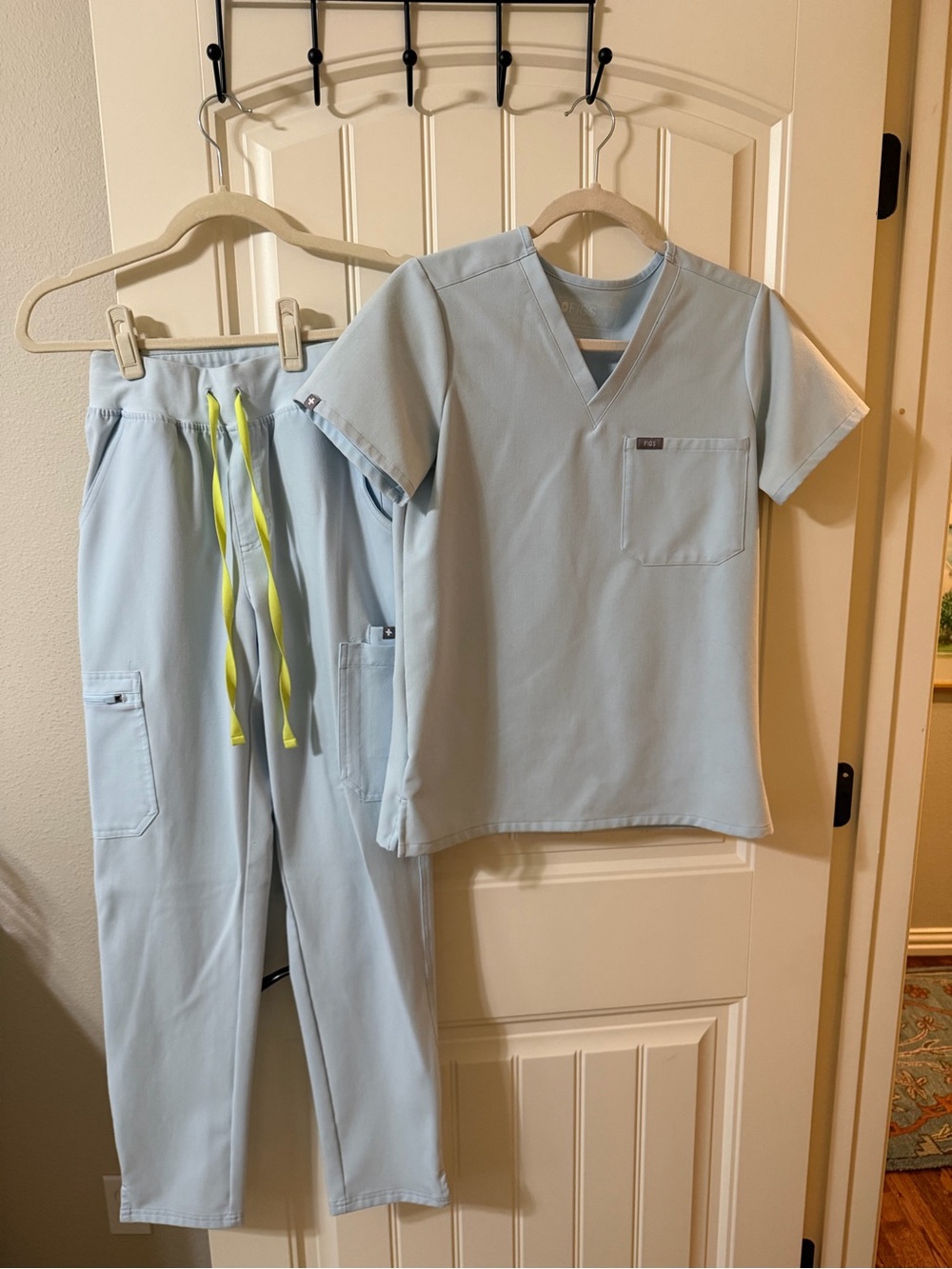 FIGS Open Skies Scrub Set XS Catarina + High Waisted Yola